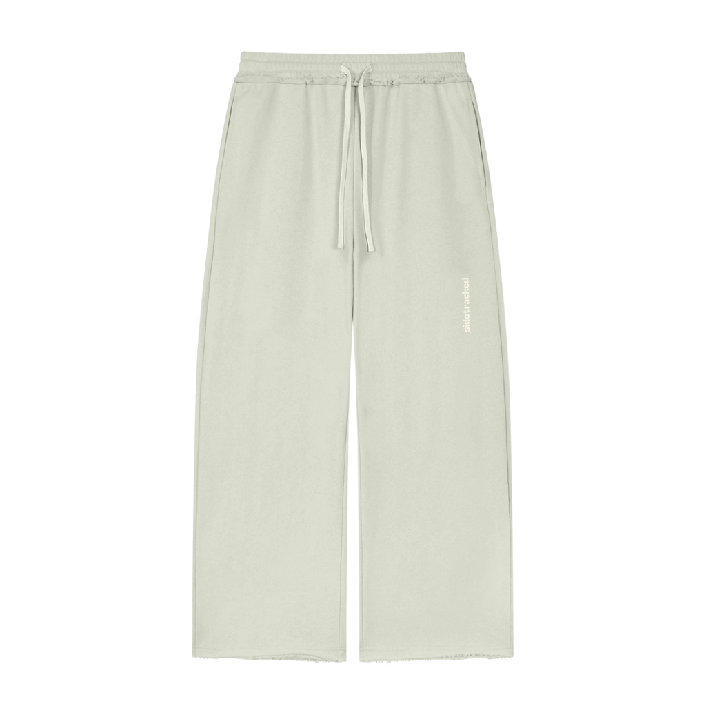 Women’s Wide Leg Raw Edge Sweatpants