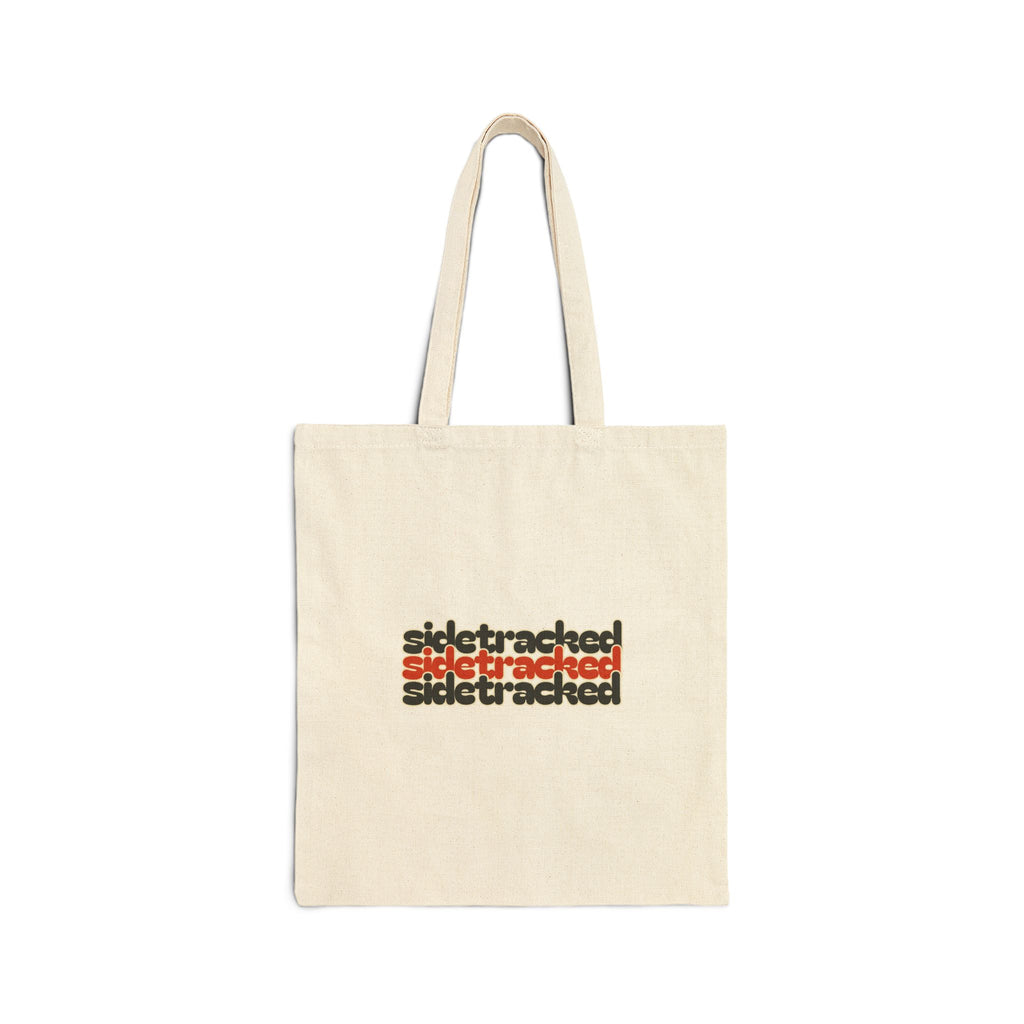 Sidetracked Canvas Tote