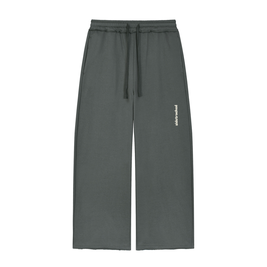 Women’s Wide Leg Raw Edge Sweatpants