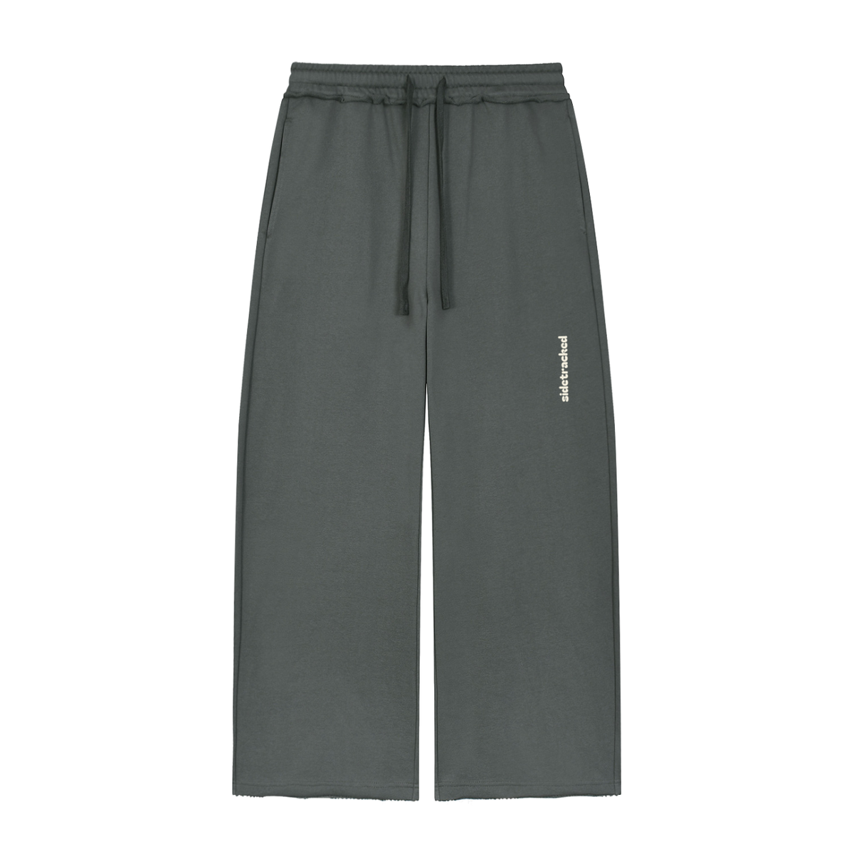 Women’s Wide Leg Raw Edge Sweatpants