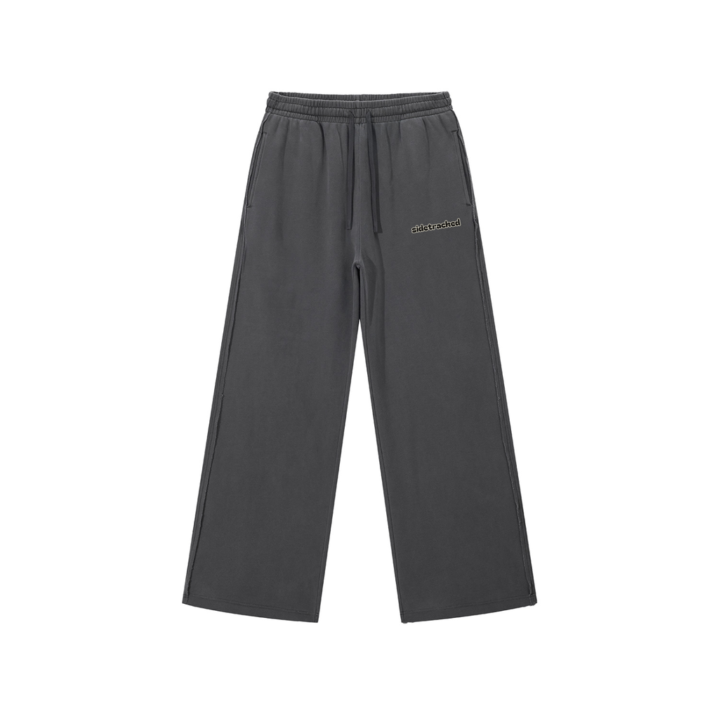Snow Wash Raw Edge Sweats