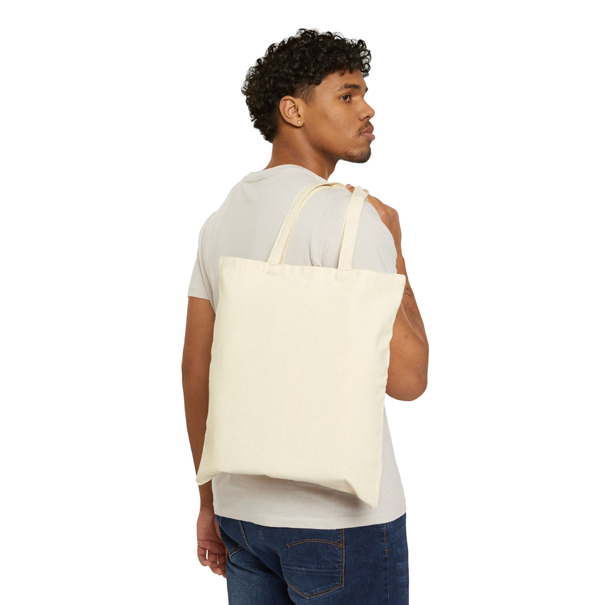 Sidetracked Canvas Tote