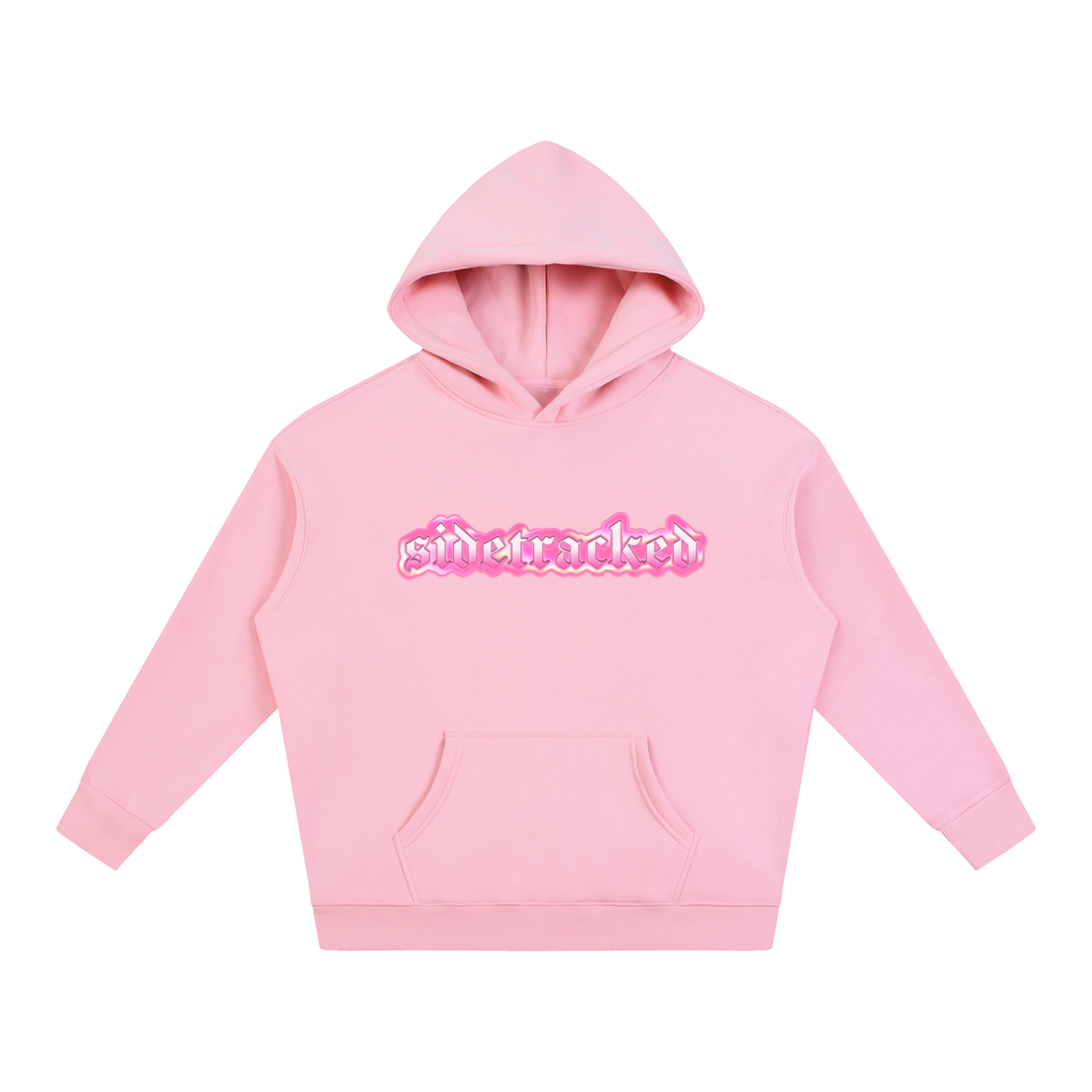 Pink Chrome Oversized Hoodie
