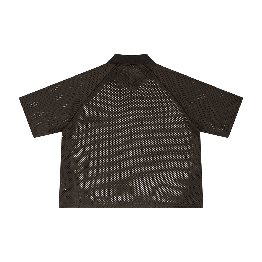 Gold Stripe Mesh Jersey