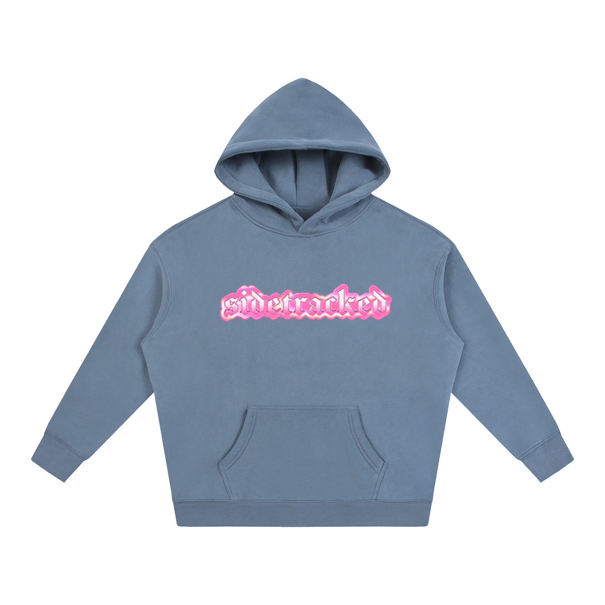 Pink Chrome Oversized Hoodie