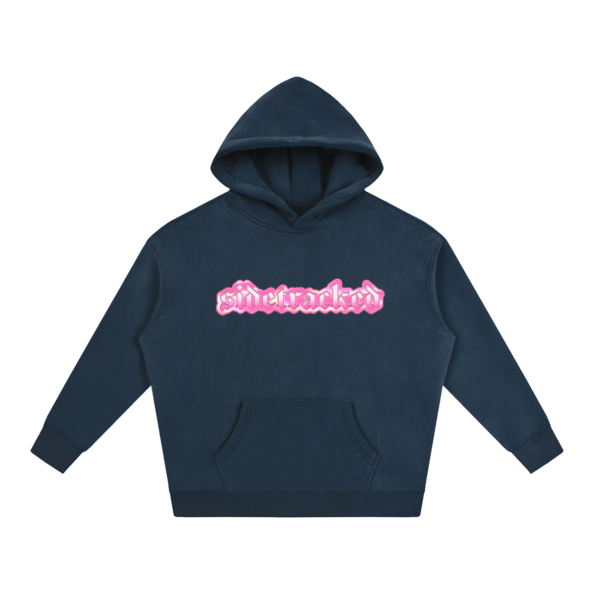 Pink Chrome Oversized Hoodie