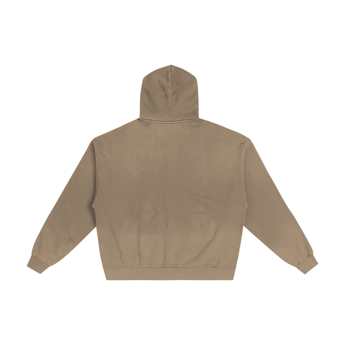 Sidetracked Hand-Frayed Sunfade Zip Hoodie