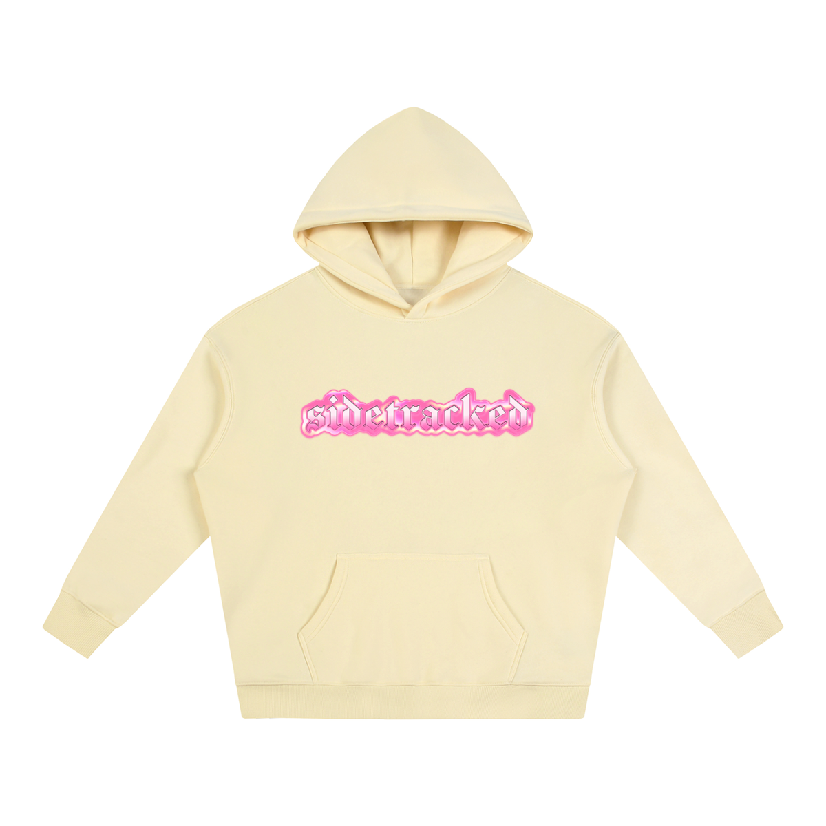 Pink Chrome Oversized Hoodie