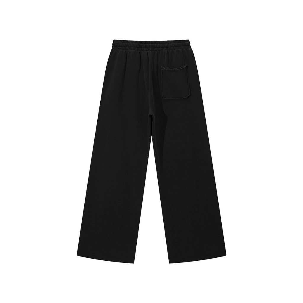 Snow Wash Raw Edge Sweats