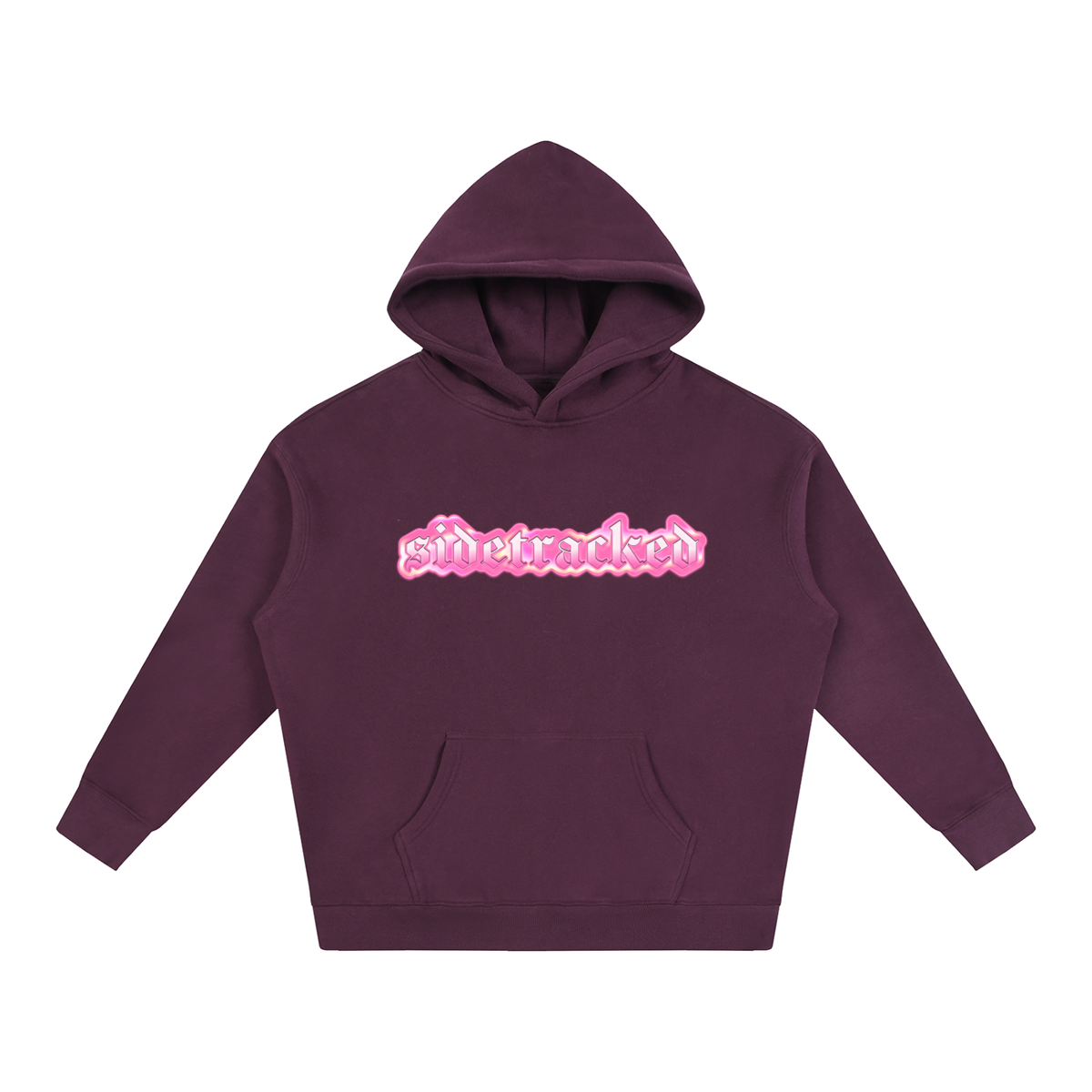 Pink Chrome Oversized Hoodie