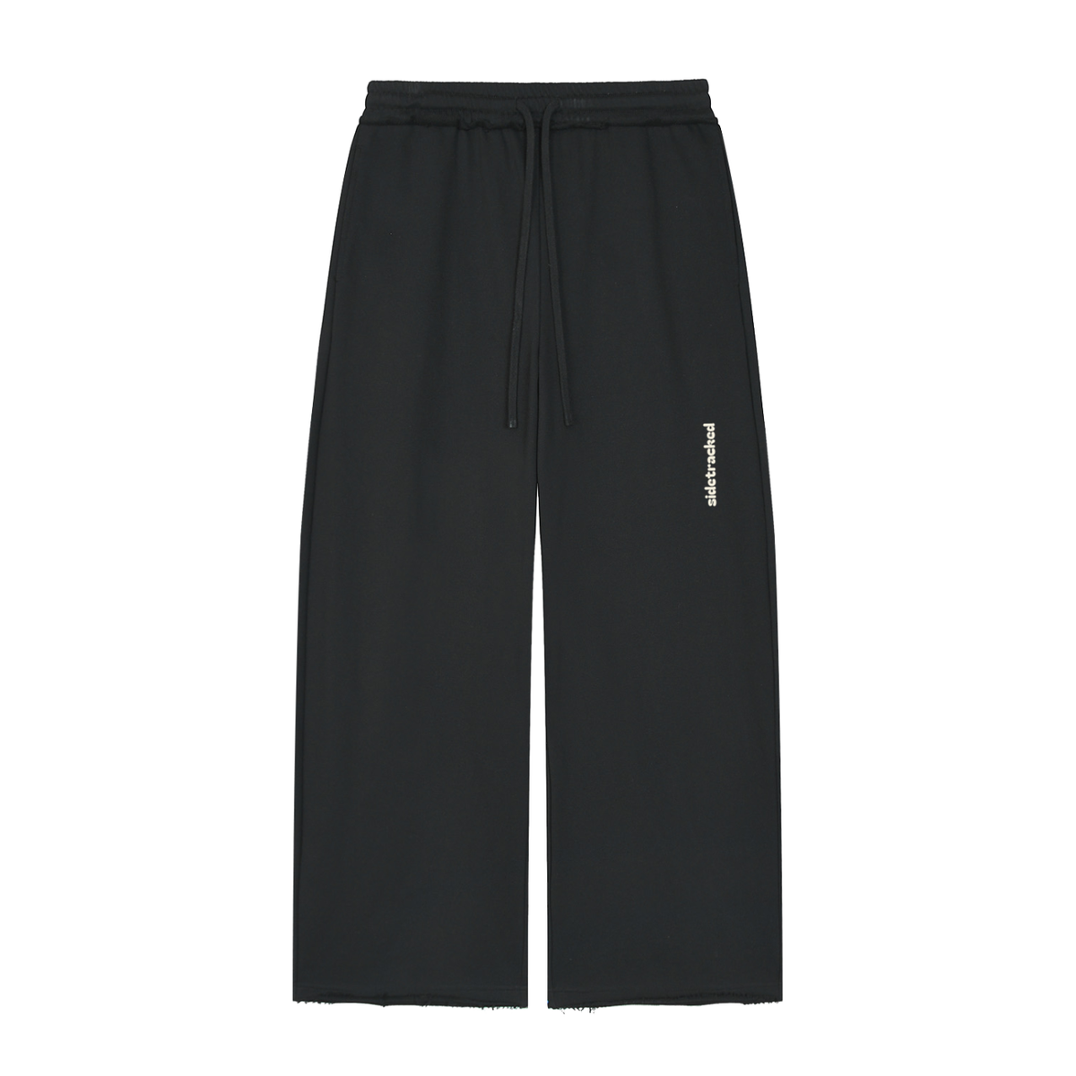 Women’s Wide Leg Raw Edge Sweatpants