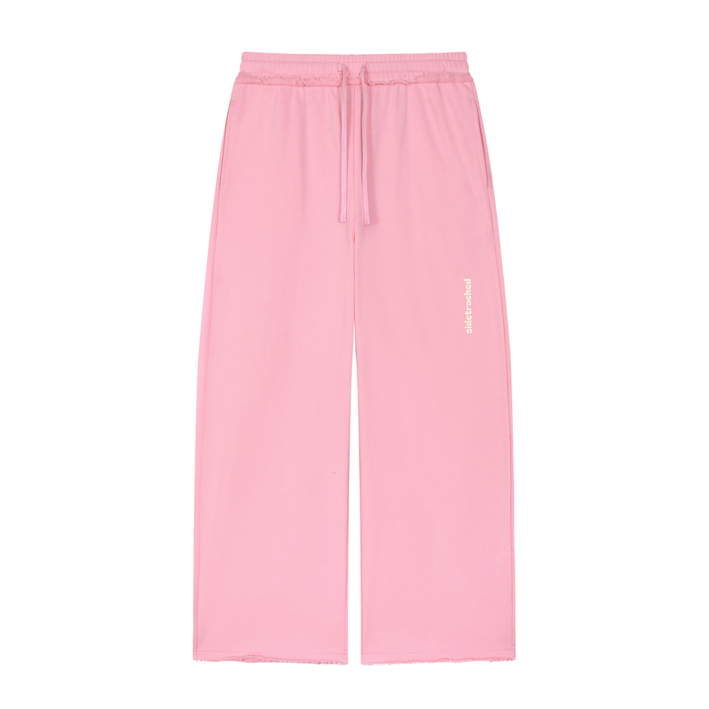 Women’s Wide Leg Raw Edge Sweatpants