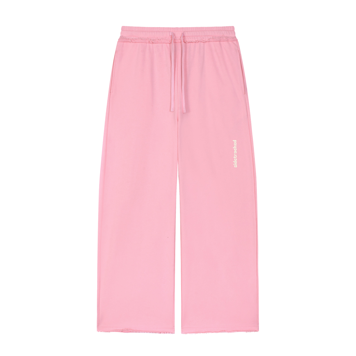 Women’s Wide Leg Raw Edge Sweatpants