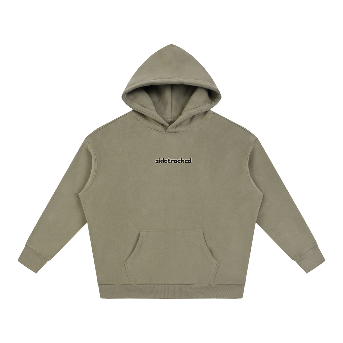 Sidetracked Oversize Fleeced Hoodie