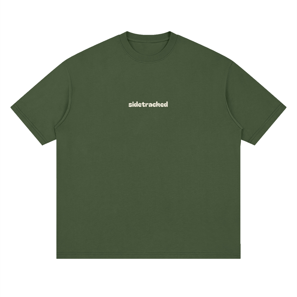 Sidetracked Heavyweight Drop Shoulder Cotton T-Shirt