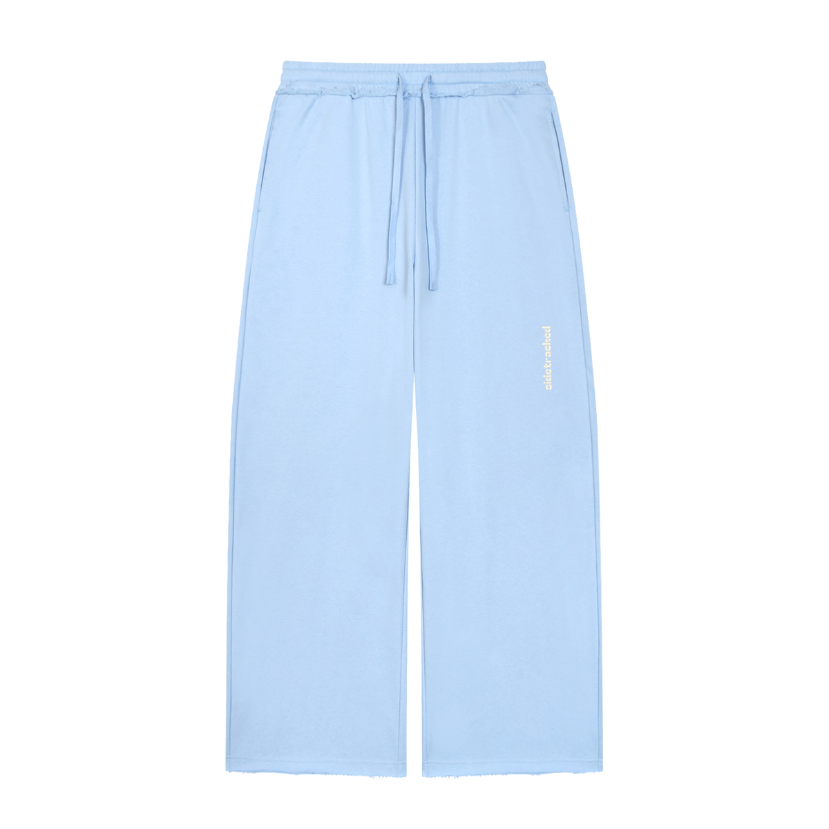 Women’s Wide Leg Raw Edge Sweatpants
